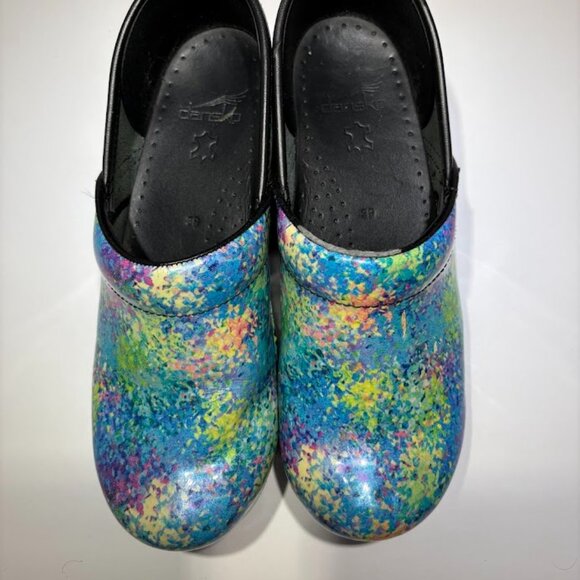 Dansko Professional Clog with a Speckled or Paint Splatter Pattern Sz 8.5./39 - Picture 3 of 9